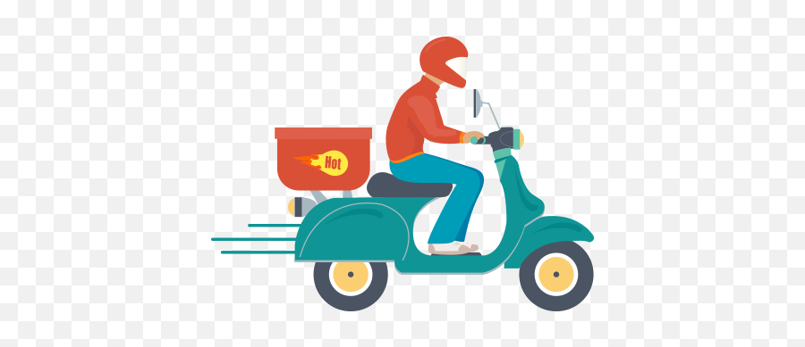 Delivery Order Png Vector Clipart - Food Delivery Guy Png,Delivery Png