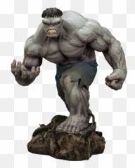 Pre - Order Sideshow Marvel Gray Hulk Premium Format Figure Red Hulk Png,Hulk Smash Png