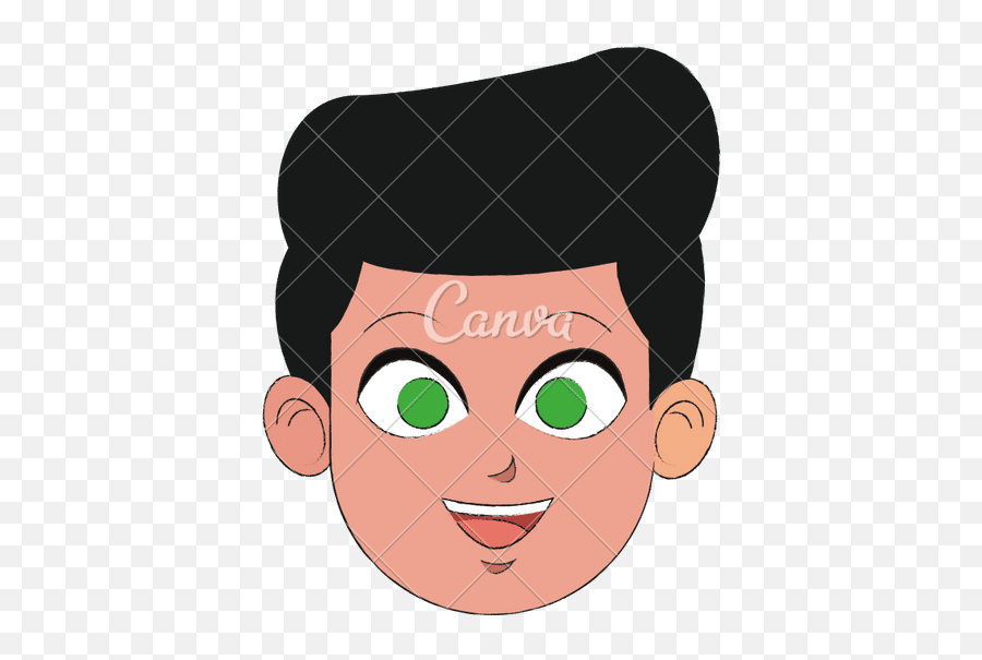 Face Of Young Handsome Man Icon Image - Canva Png,Handsome Icon
