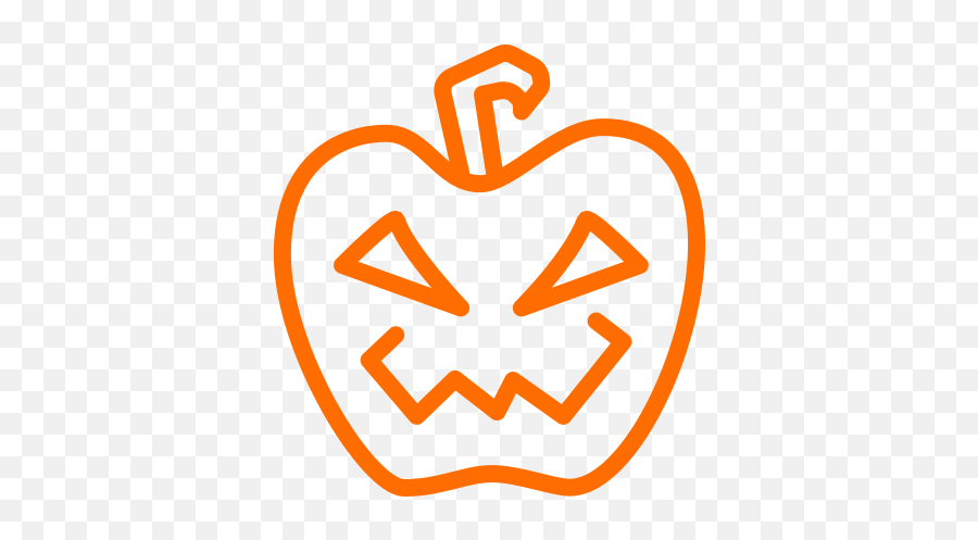 Halloween Scary Pumpkin Lantern Free Icon Of - Emblem Png,Scary Pumpkin Png