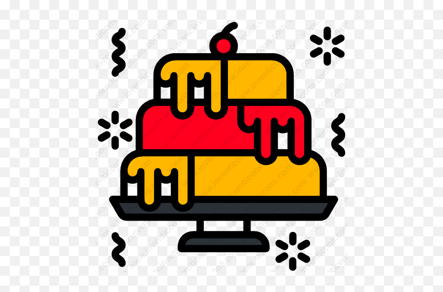 Download Cake Vector Icon Inventicons - Language Png,Yellow Cake Icon