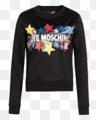 Glitter Stars Shiny Sweatshirt Png