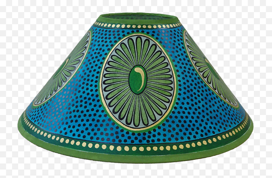 Daisy Lampshade - Green Blue Gold Cressida Bell Png,Lamp Shade Icon