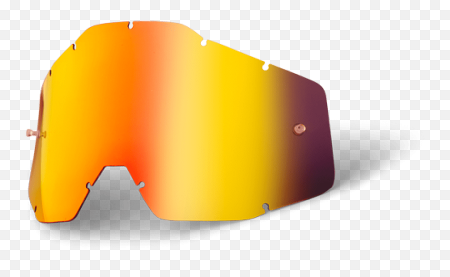 100 Racecraftaccuristrata Replacement Lens Red Mirrorsmoke Anti - Fog 100 Goggles Lenses Png,Red Smoke Png