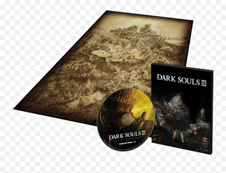Dark Souls 3 Has A Release Date Of 24 March In Japan - Pc World Map Dark Souls 3 Png,Dark Souls Logo Transparent