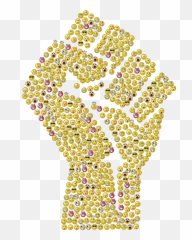 Yellowraised Fistfist Png Clipart - Royalty Free Svg Png Clenched Fist Fist Png Transparent,Fist Png