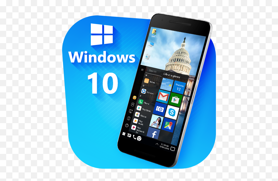 Computer Launcher For Win 10 Apk 11 - Download Apk Latest Us Capitol Grounds Png,Windows 10 Icon Pictures