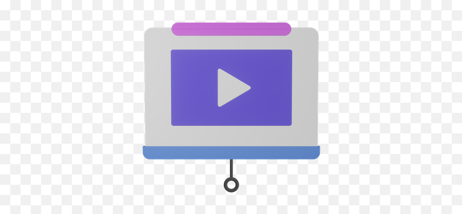 Video Presentation Icon - Download In Colored Outline Style Horizontal Png,Training Video Icon