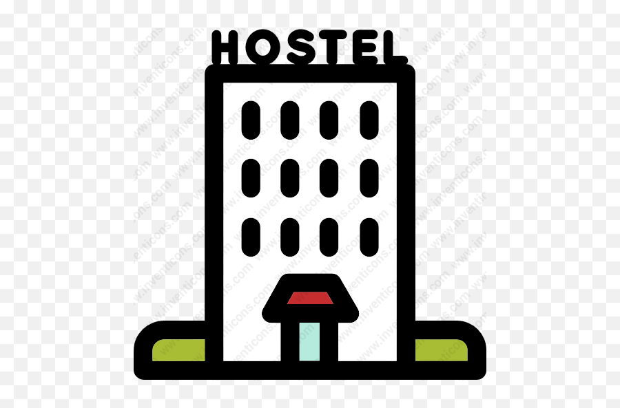 Download Hotel Hostel Construction Holidays Vector Icon - Hostel Icon Png,Holiday Icon Sets