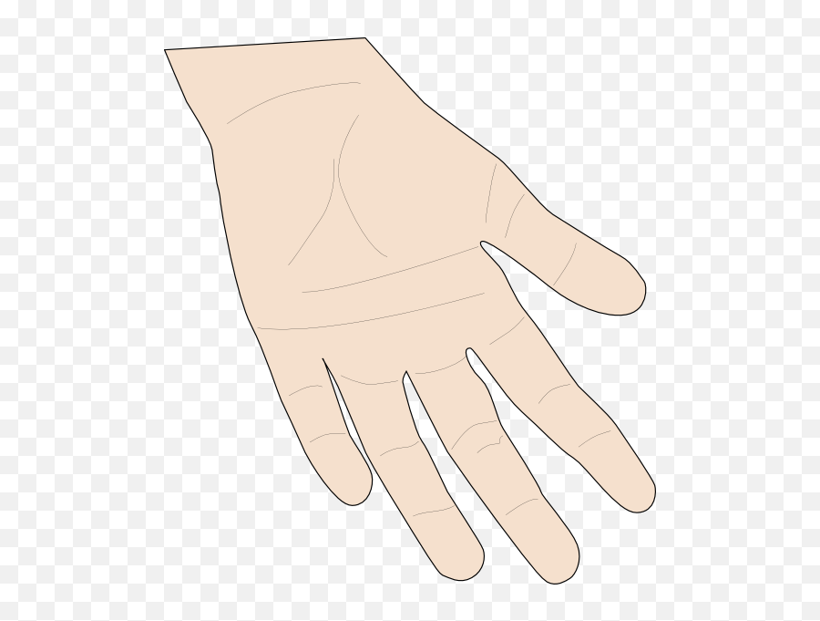 The Picture For Word Hand Palm - Word Associations Clip Art Hand Png,Hand Palm Png