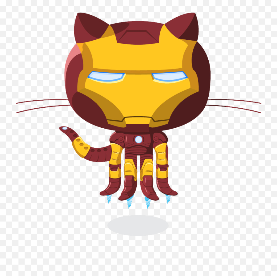 Github Octocat Png Transparent Octocatpng Images - Github Octocat,Git Hub Logo