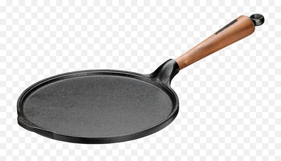 Cast Iron Pancake Pan Walnut Handle - Crepiere Skeppshult Frying Pan Png,Skillet Png