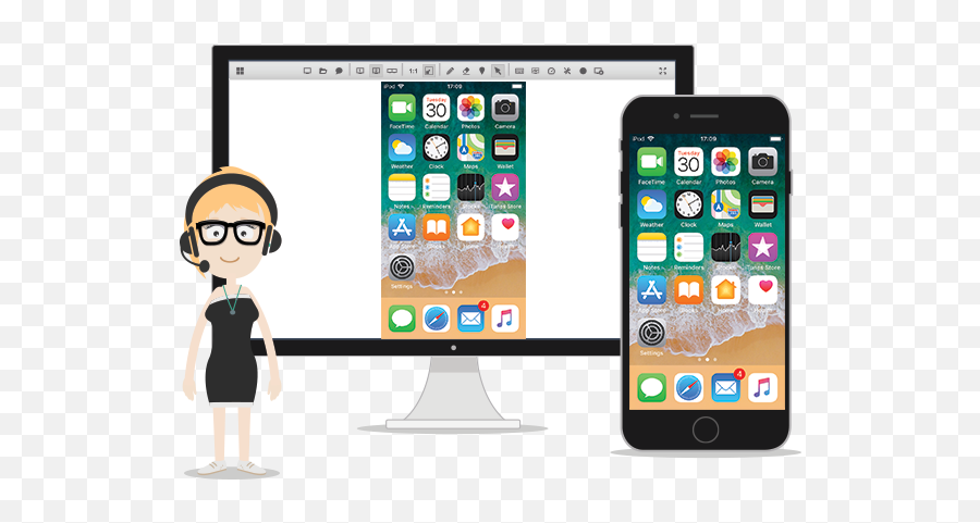 Ios Remote Support Isl Online - 3d Png,Apple Iphone Logo Wallpaper