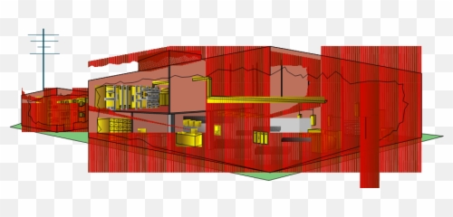 Red Lines Appearing In Picture - House png