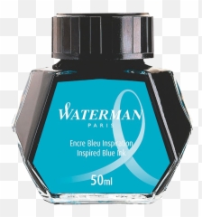 Ink Pot Png Transparent Mart - Waterman Bleu Des Mers Du Sud,Ink In Water Png