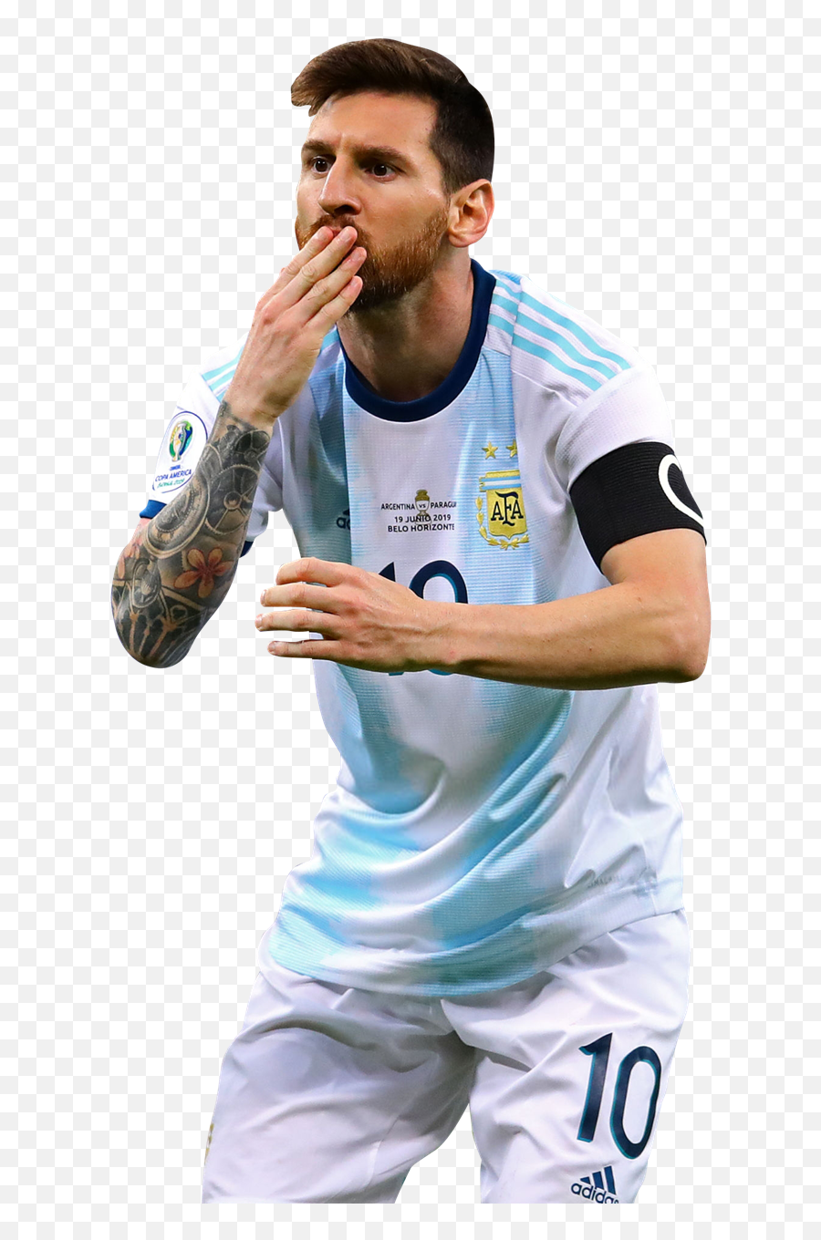 Lionel Messi Football Render - 54743 Footyrenders Copa America Brazil Argentina Png,Lionel Messi Png