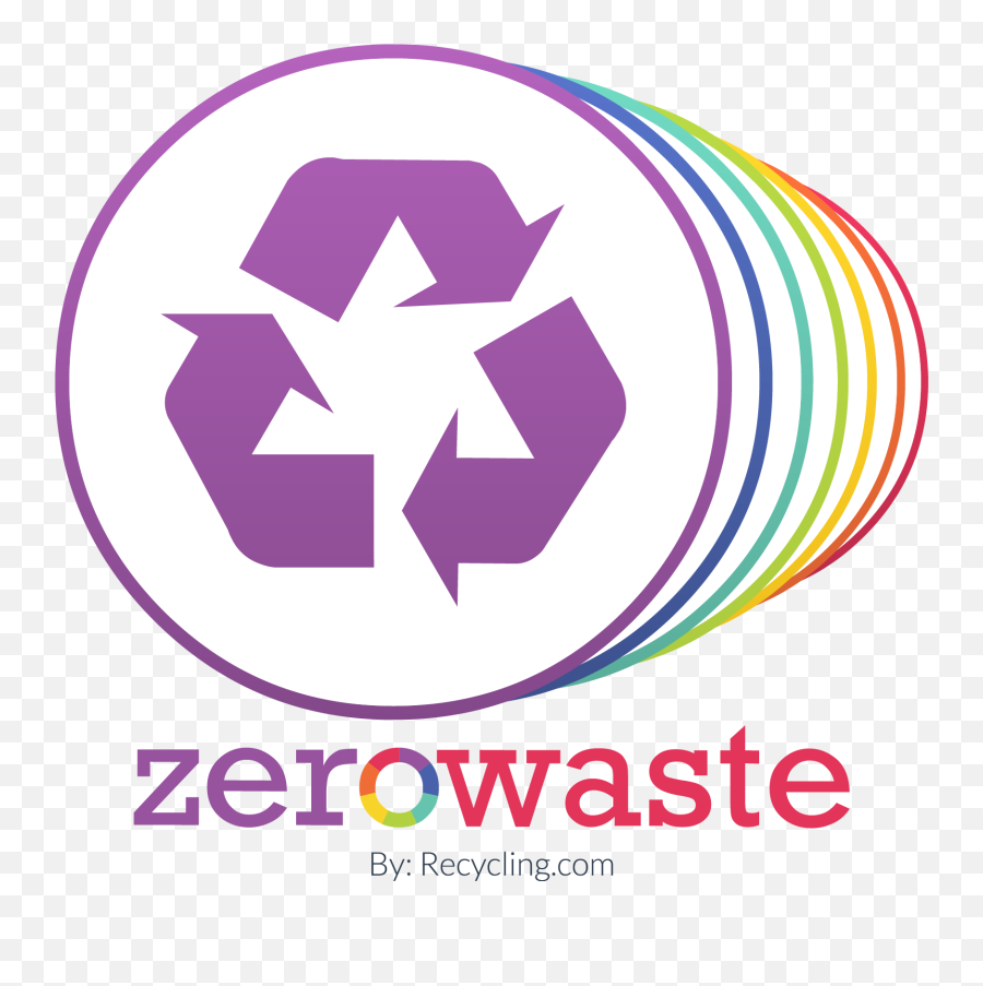 Download Zero Waste Symbol Or Logo By Recyclingcom - Recycling Symbol Png,Garbage Png