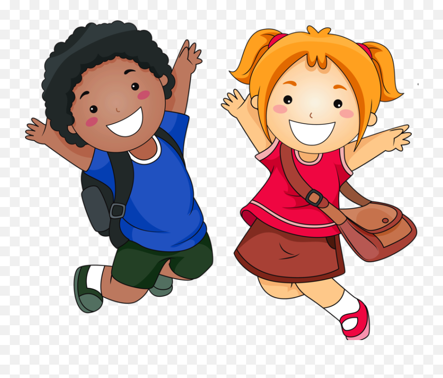 Happy Kid Png - Children Cartoon White 2175389 Vippng Back To School Fun,Cartoon Kid Png
