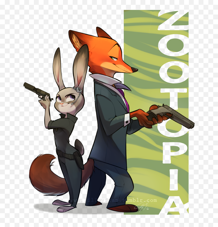 Download Nick Wilde Of Zootopia Police Department Lillayfran - Zootopia Mafia Conzept Arts Png,Zootopia Png
