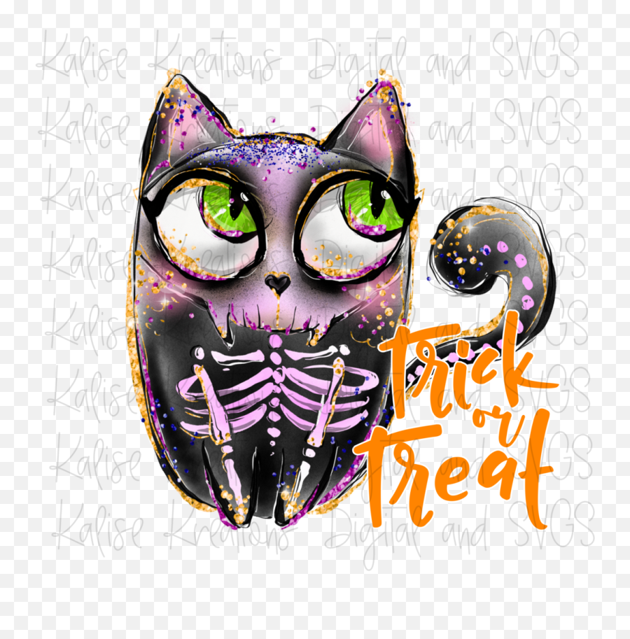 Trick Or Treat Cat Png - Illustration,Trick Or Treat Png
