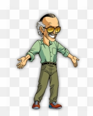 Download Free Png Stan Lee - Stan Lee Cartoon Characters,Stan Lee Png