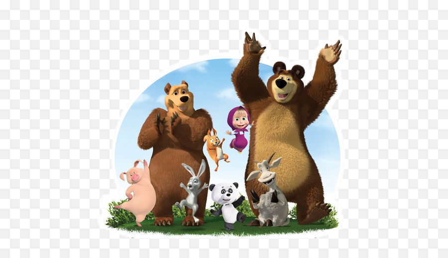 Masha Y El Oso Png - Masha And The Bear Characters,Masha And The Bear Png