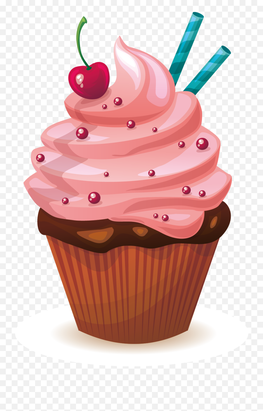 Cupcake Muffin Icing Red Velvet Cake - Cupcake Vector Png,Cupcake Png