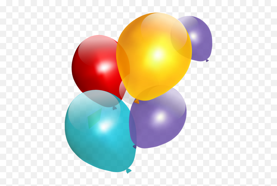 Colorful Bunch Of Balloons Clipart Png - Balloon Clipart Png,Balloons Clipart Png