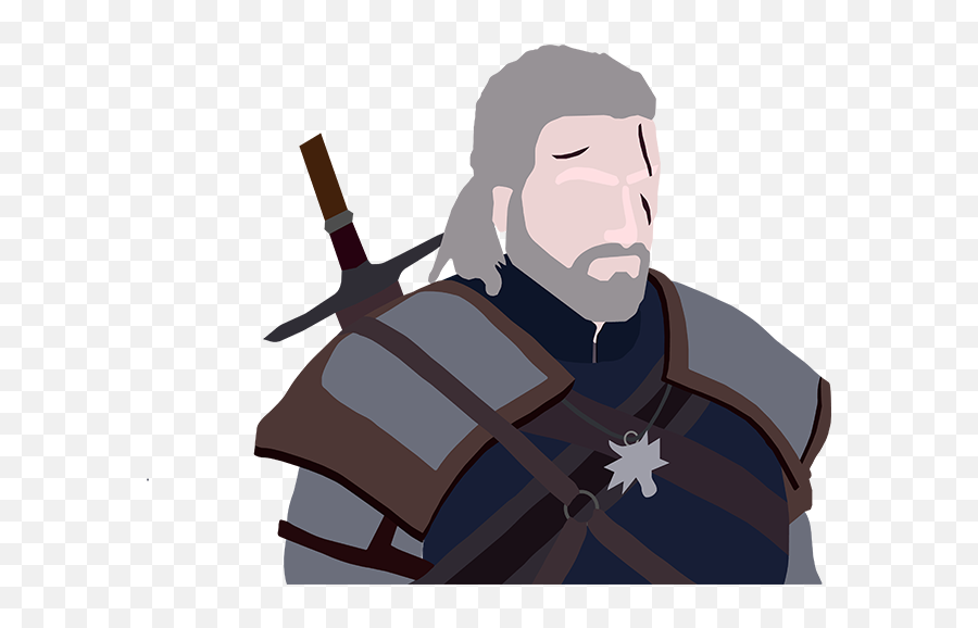 Geralt Of Rivia Fandom Art - Cartoon Png,Geralt Png