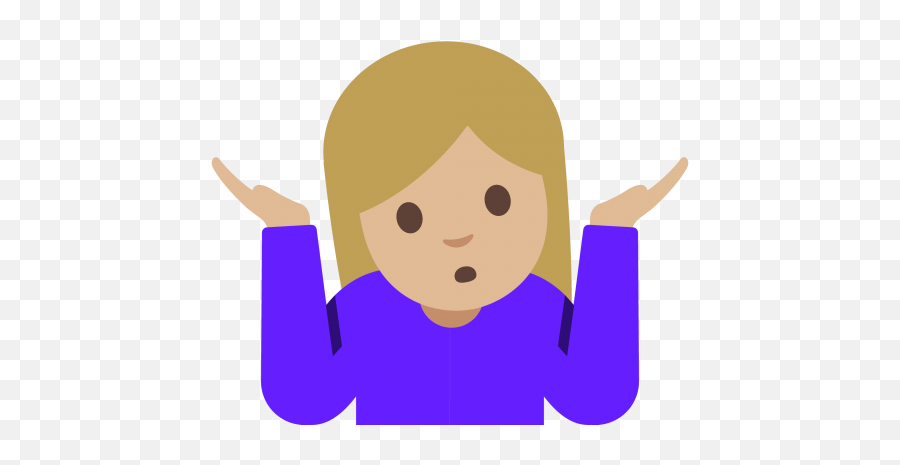 Download Free Png Emoji Shrug Woman - Transparent Shrug Emoji Png,Shrug Png