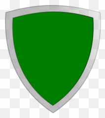 Shield Badge Symbol - Green Logo Png