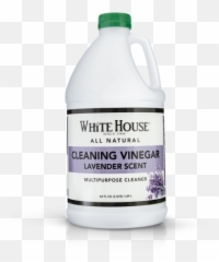 White House Foods Cleaning Vinegar Lavender Scent - White Bottle Png,White House Transparent
