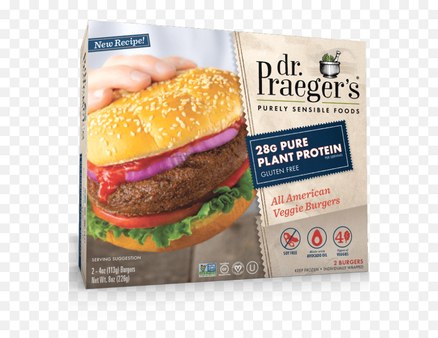 Best Veggie Burgers Review From Nutritionists Healthy - Dr All American Veggie Burger Png,Burgers Png