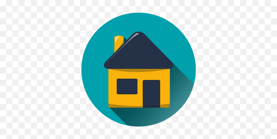 House Round Icon With Drop Shadow - Transparent Png U0026 Svg Icono De Casas Png,House Png Icon