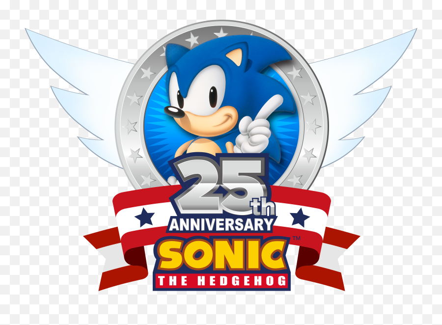 Sonic The Hedgehog Inspired Art Collection Announced - Sonic 25th Anniversary Logo Png,Sonic The Hedgehog 1 Logo