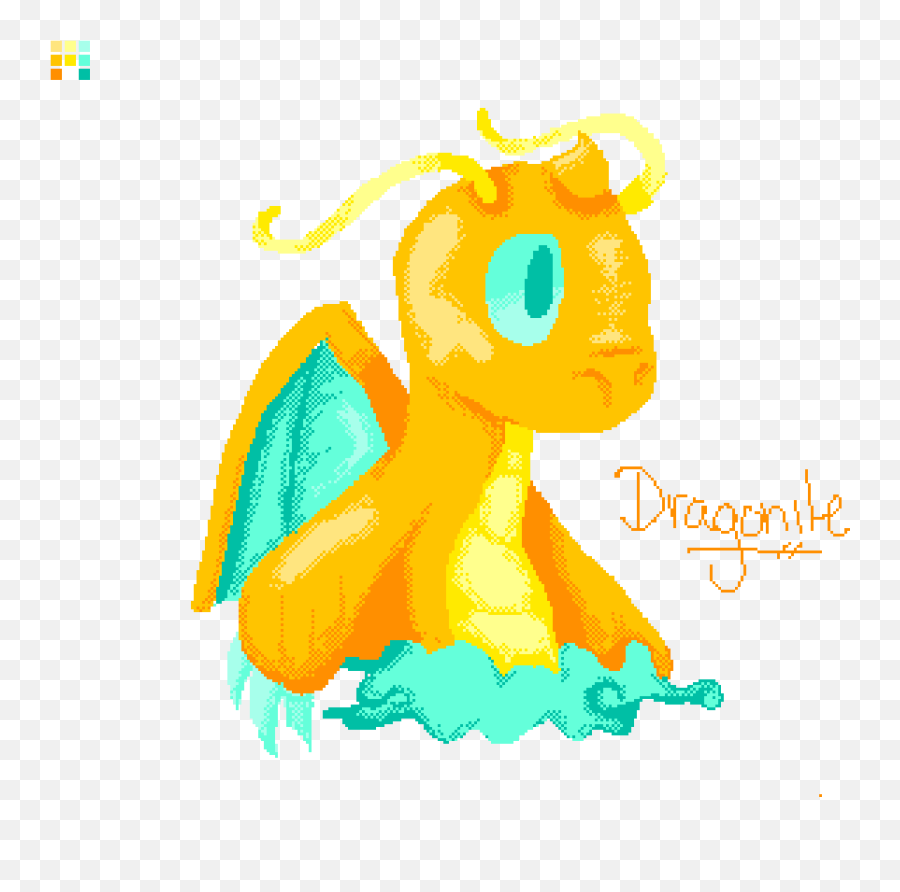 Pixilart - Dragonite By Aestheticidiot Illustration Png,Dragonite Png