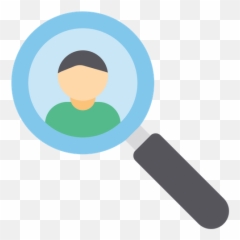 Searching Employee Icon Of Flat Style - Sign Png,Searching Png