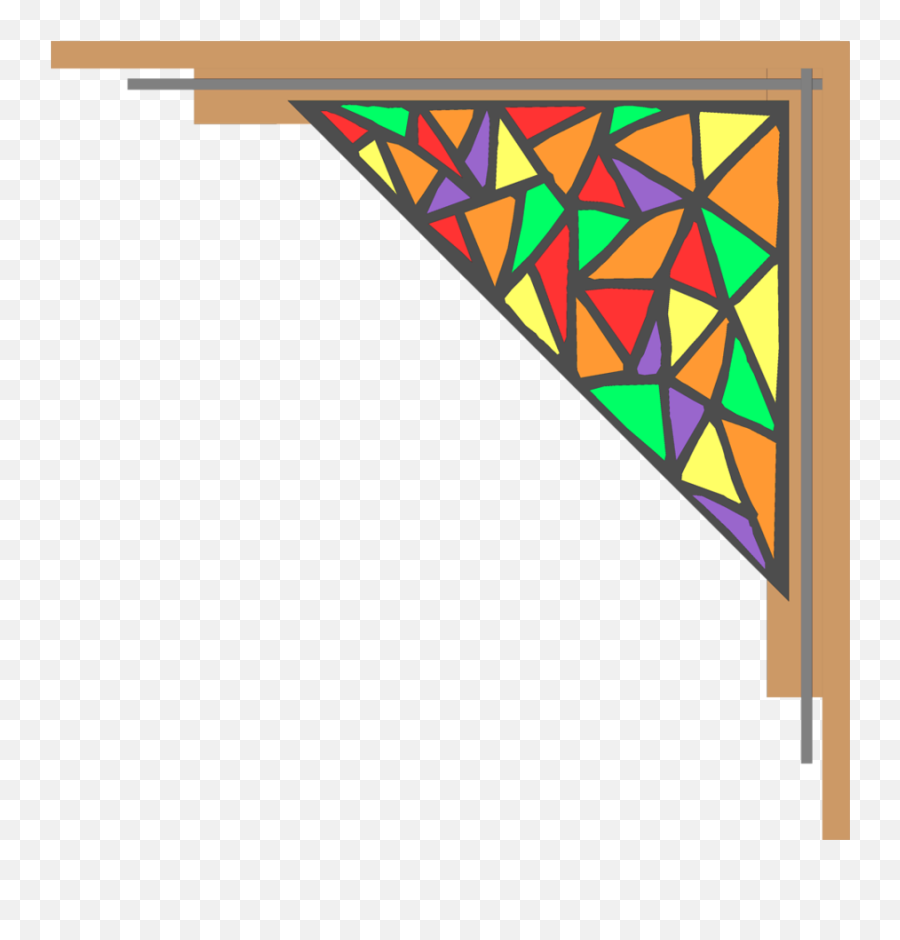 Download Stained Glass Frame Png Clipart Window - Stained Glass Clipart Transparent,Window Frame Png