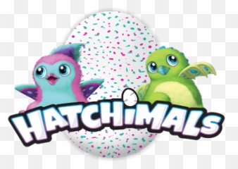 Sized Hatchimals Logo W Characters - Clip Art Of png