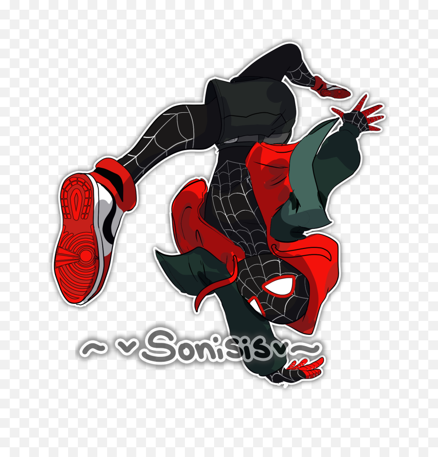 Png Of My Miles Morales Sticker - Fictional Character,Miles Morales Png