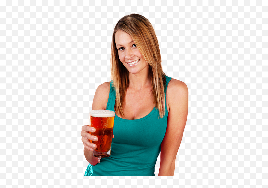 Download Hd Beer Girl - Woman Drinking Beer Png Transparent Women Drinking Beer Png,Beer Png