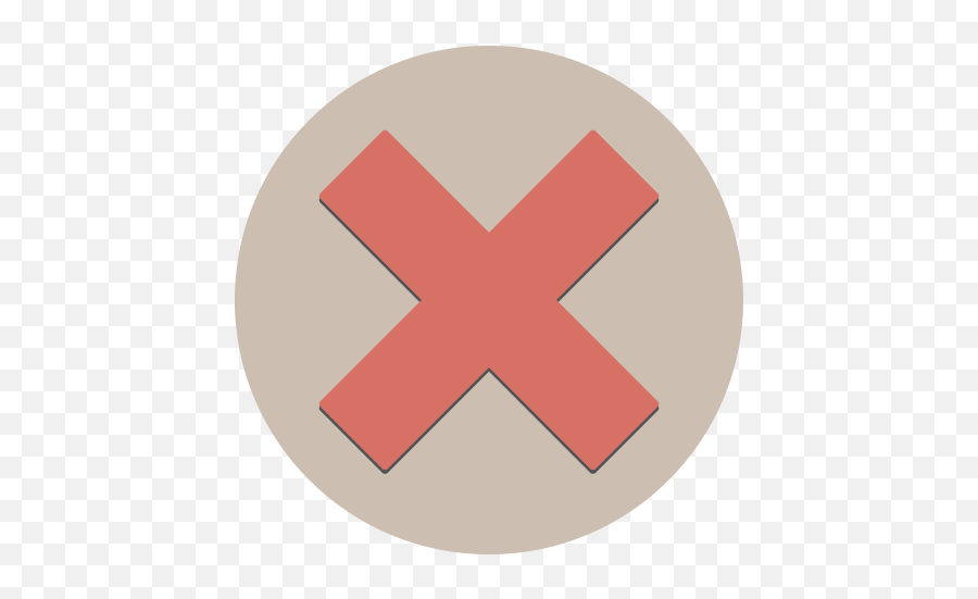 Cancel Close Delete Discard Exit Remove X Icon - Horizontal Png,Cancel Png