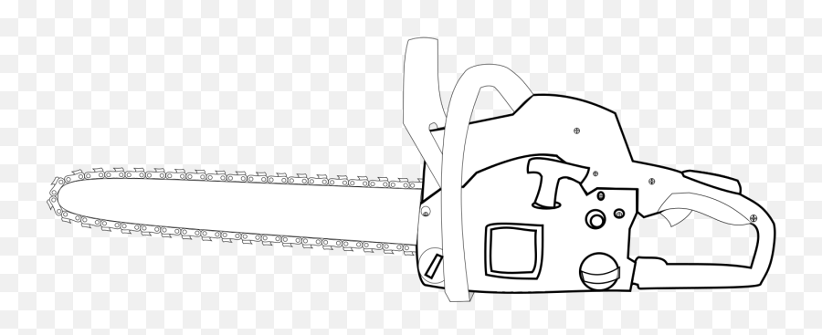 Chainsaw Tool Equipment - Free Vector Graphic On Pixabay Chainsaw Clipart Black And White Png,Chainsaw Png