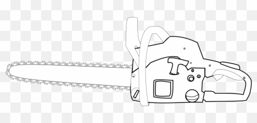 Chainsaw Tool Equipment - Free Vector Graphic On Pixabay Chainsaw Clipart Black And White Png,Chainsaw Png