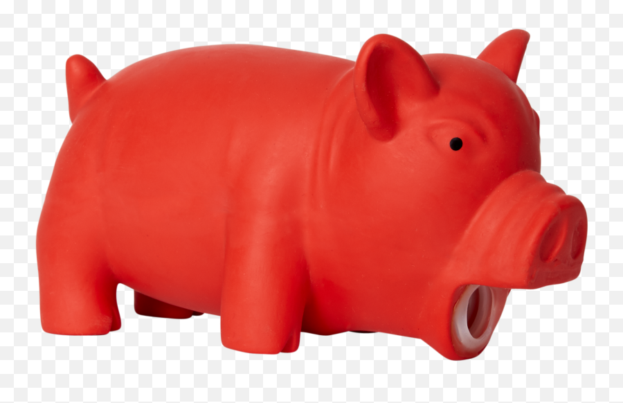 Budu0027z Dog Toy Latex Pig Squeaker 3 Red - Boutiques D Red Pig Dog Toy Png,Dog Toy Png