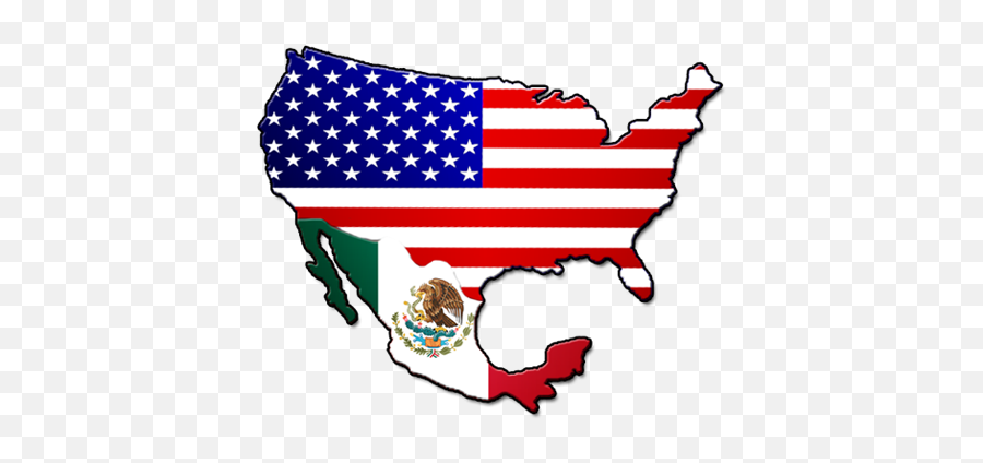 United Mexican States Estados - American Flag Drawings Easy Mexico And Usa Png,Mexico Flag Png