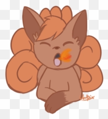 Download Hd Sketchy Style Vulpix Pokemon Art Dailydrawing - Fictional Character Png,Vulpix Transparent