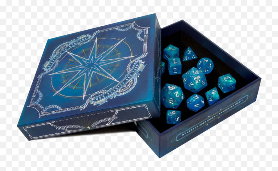 Du0026d Forgotten Realms Laeral Silverhandsu2019 Explorers Kit Includes 11 Dice Traybox - Dungeons And Dragons Forgotten Realms Laeral Kit Png,Forgotten Realms Logo