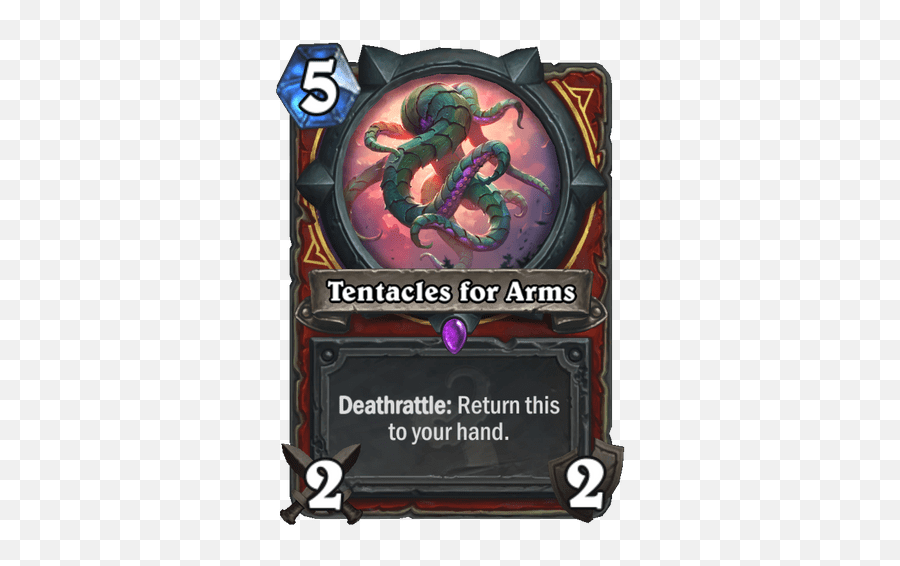 Tentacles For Arms - Hearthstone Card Library Hearthstone Tentacles For Arms Hearthstone Png,Tentacles Transparent