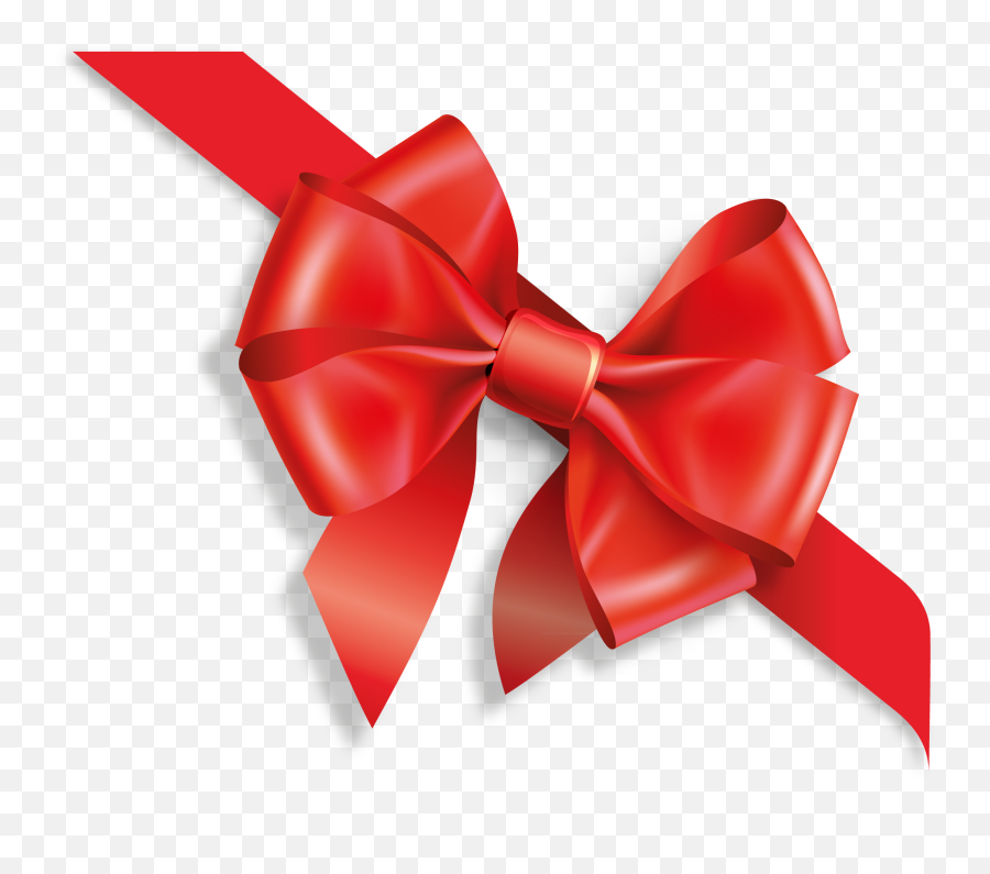 Free Red Gift Bow Png Download - Christmas Bow Transparent,Present Bow Png